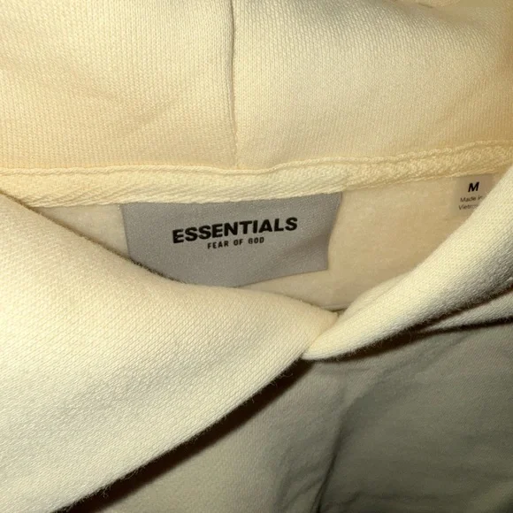 Essentials Cream Pullover Hoodie - Picture 10 of 10